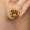 Aros y Collar de Corazón